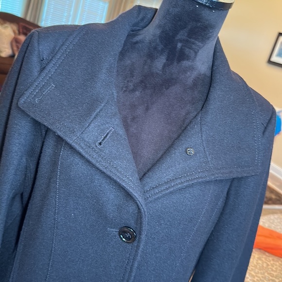 CALVIN KLEIN wool blend coat - Picture 3 of 9